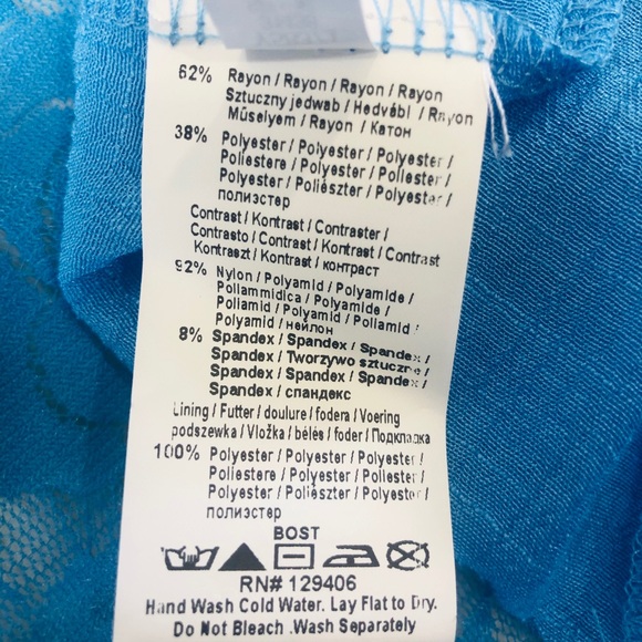 Venus Strapless Maxi Dress with Lace Inserts SZ M - Picture 7 of 8